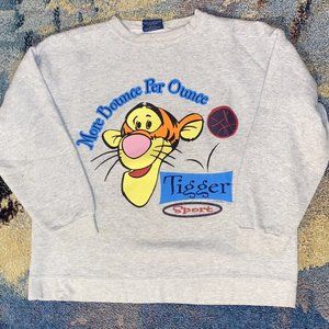 Vintage Disney Winnie the Pooh Tigger Sport Sweatshirt “more bounce per ounce"